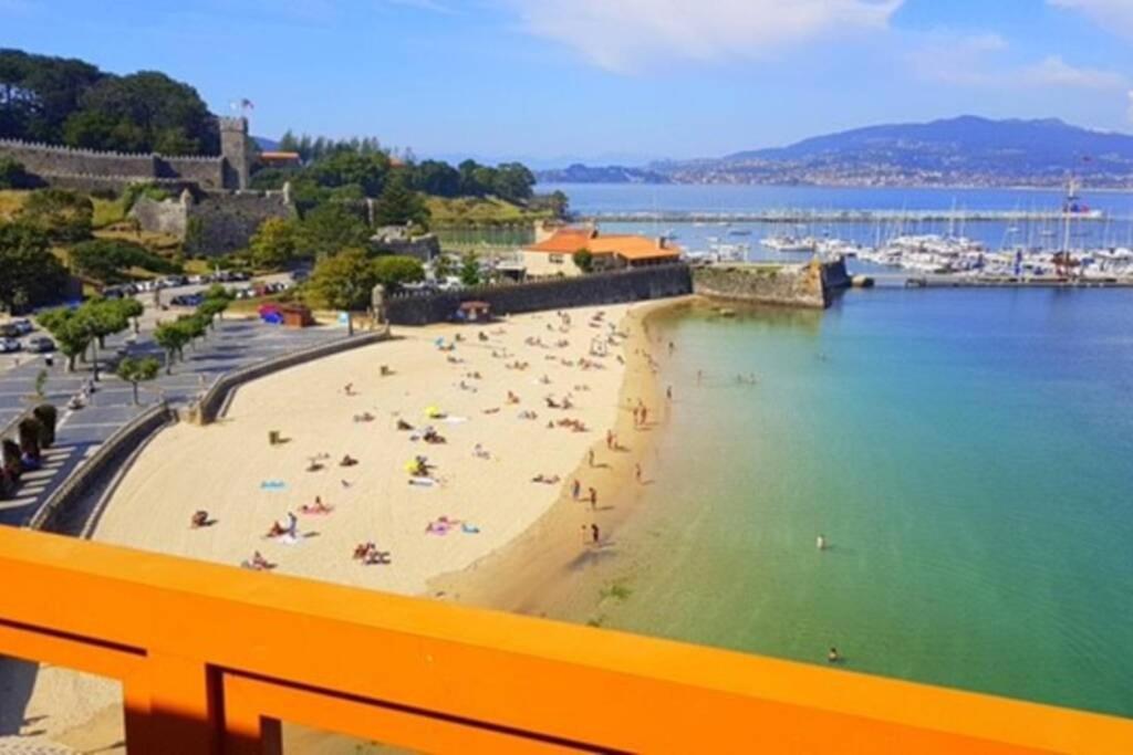 Exclusivo Atico Baiona Con Garaje Apartment Bagian luar foto