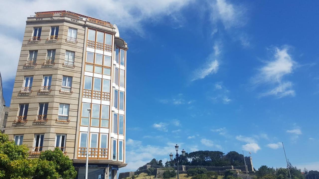 Exclusivo Atico Baiona Con Garaje Apartment Bagian luar foto