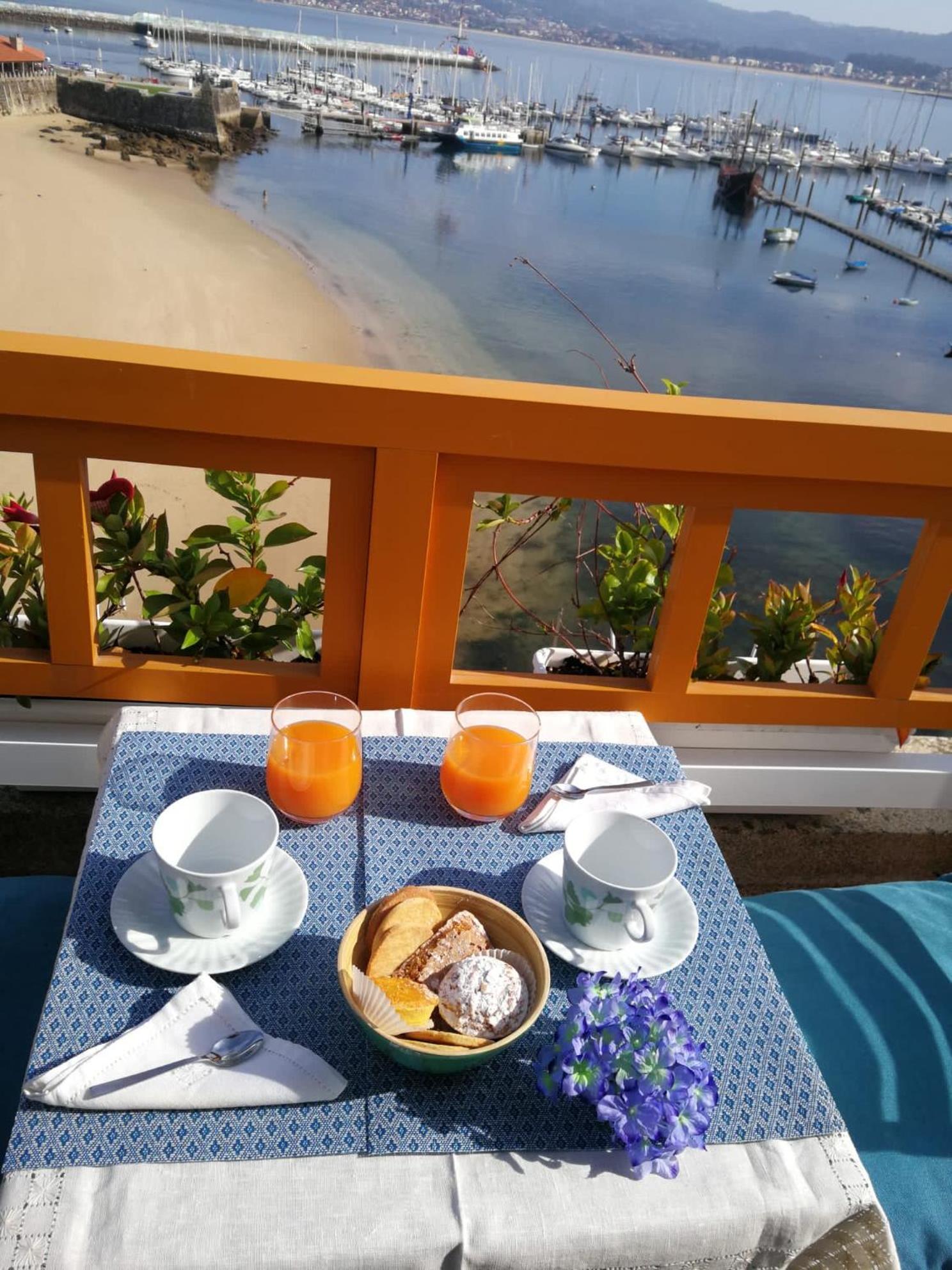 Exclusivo Atico Baiona Con Garaje Apartment Bagian luar foto